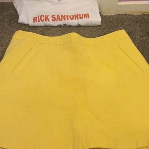 Yellow skirt